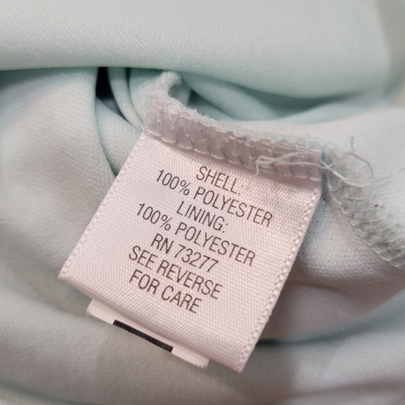 CANDIES, Ombre Ruffle Spaghetti Strap Tank, Small, Blue Tones 100% Polyester - Picture 7 of 8